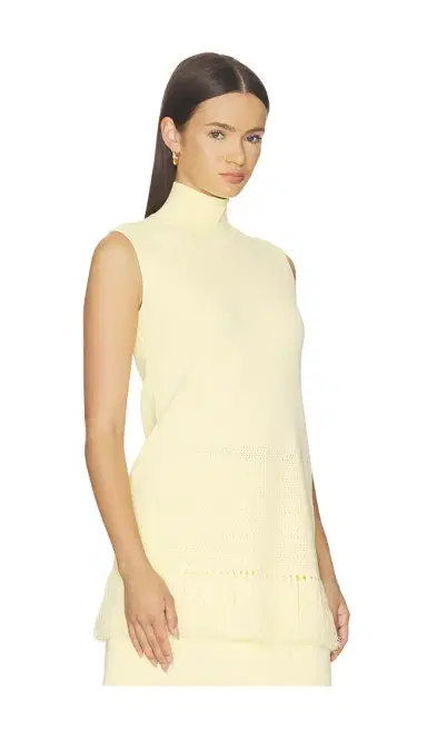 CLEA Tiama Fringe Hem Knit Top | Thumbnail 2