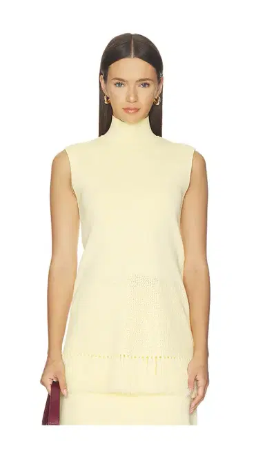 CLEA Tiama Fringe Hem Knit Top | Thumbnail 1