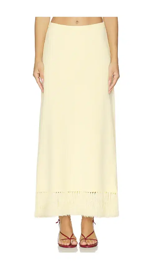 Clea Amelia Fringe Hem Skirt