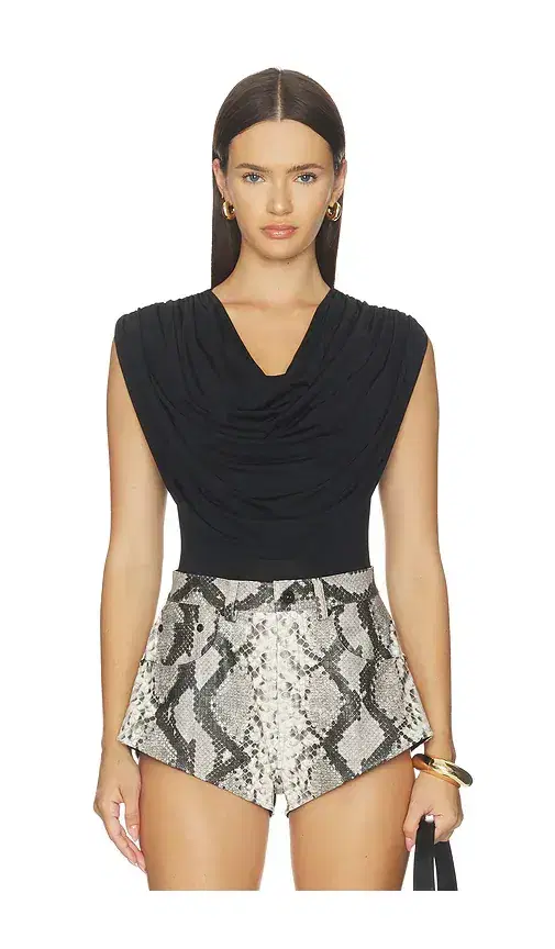 LaPointe Cowl Neck Bodysuit