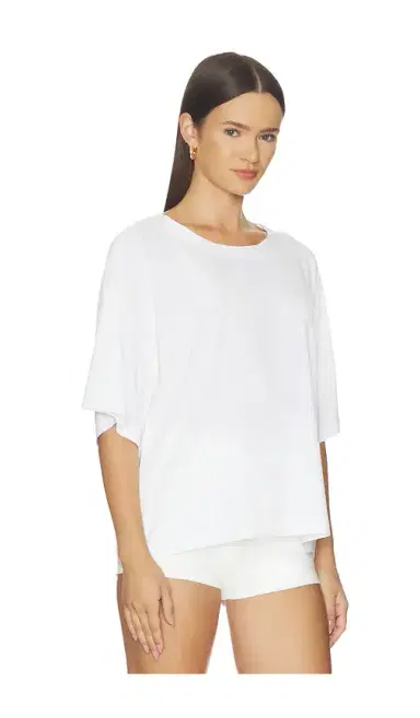Norma Kamali x Lifestyle Short Sleeve Boxy Top | Thumbnail 2 Norma Kamali x Lifestyle Short Sleeve Boxy Top | Thumbnail 2