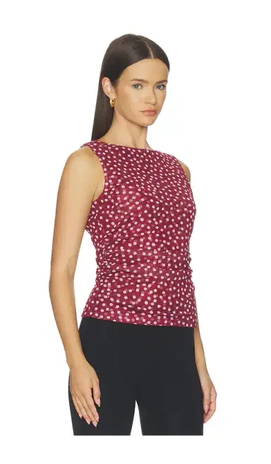Madewell Cinched Double Layered Mesh Top | Thumbnail 2