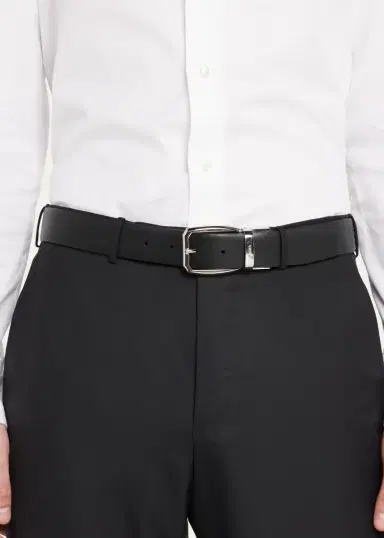 Zegna Men's Gioiello Adjustable Reversible Leather Belt | Thumbnail 2 Zegna Men's Gioiello Adjustable Reversible Leather Belt | Thumbnail 2