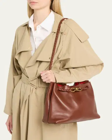 Bottega Veneta Medium Andiamo Leather Shoulder Bag | Thumbnail 6