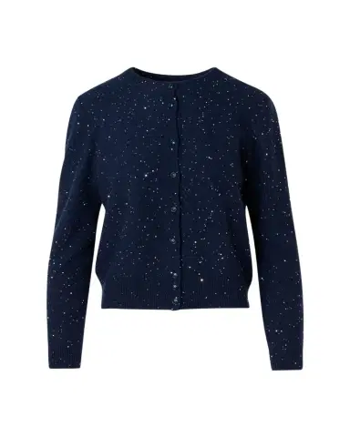 Akris Sequined Wool-Cashmere Knit Cardigan | Thumbnail 1