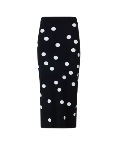 Akris punto Polka Dot Knit Midi Tube Skirt | Thumbnail 1 Akris punto Polka Dot Knit Midi Tube Skirt | Thumbnail 1