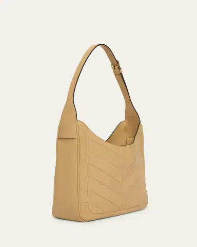 Valentino Garavani Medium Chevron Leather Hobo Bag | Thumbnail 3