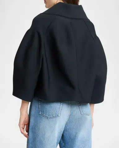 Givenchy Cocoon Button-Down Crop Jacket | Thumbnail 3 Givenchy Cocoon Button-Down Crop Jacket | Thumbnail 3