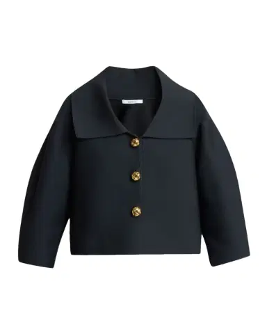 Givenchy Cocoon Button-Down Crop Jacket | Thumbnail 1 Givenchy Cocoon Button-Down Crop Jacket | Thumbnail 1