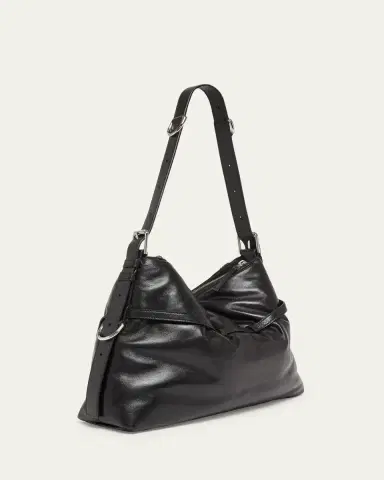 Givenchy Voyou Buckle-Embellished Shoulder Bag in Leather | Thumbnail 3 Givenchy Voyou Buckle-Embellished Shoulder Bag in Leather | Thumbnail 3