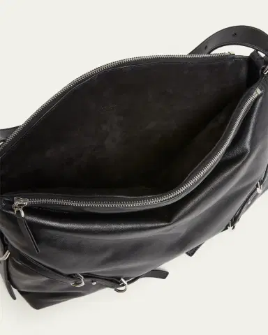 Givenchy Voyou Buckle-Embellished Shoulder Bag in Leather | Thumbnail 4 Givenchy Voyou Buckle-Embellished Shoulder Bag in Leather | Thumbnail 4