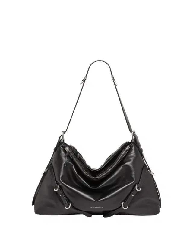 Givenchy Voyou Buckle-Embellished Shoulder Bag in Leather