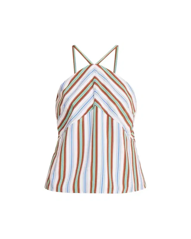 Rosie Assoulin Call Me Maybe Halter Top