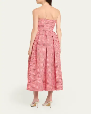 Rosie Assoulin Oh Oh Livia Strapless Dress | Thumbnail 3