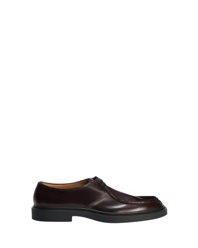 Jil Sander Men's Leather Moccasin Derby Shoes