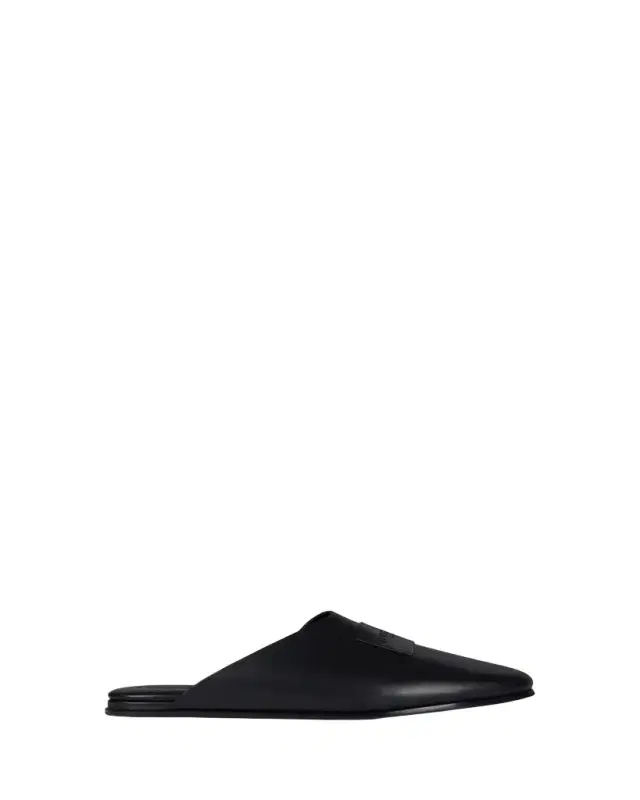 Givenchy Label Leather Mules