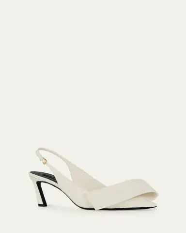 Givenchy 65mm Twist Leather Slingback Pumps | Thumbnail 2 Givenchy 65mm Twist Leather Slingback Pumps | Thumbnail 2