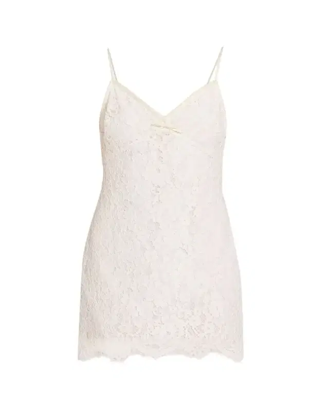 LoveShackFancy Petaline Lace Mini Dress
