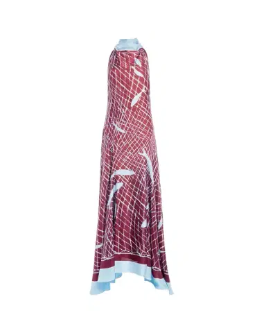 Altuzarra Moonlight Sleeveless Turtleneck Silk Maxi Dress | Thumbnail 1