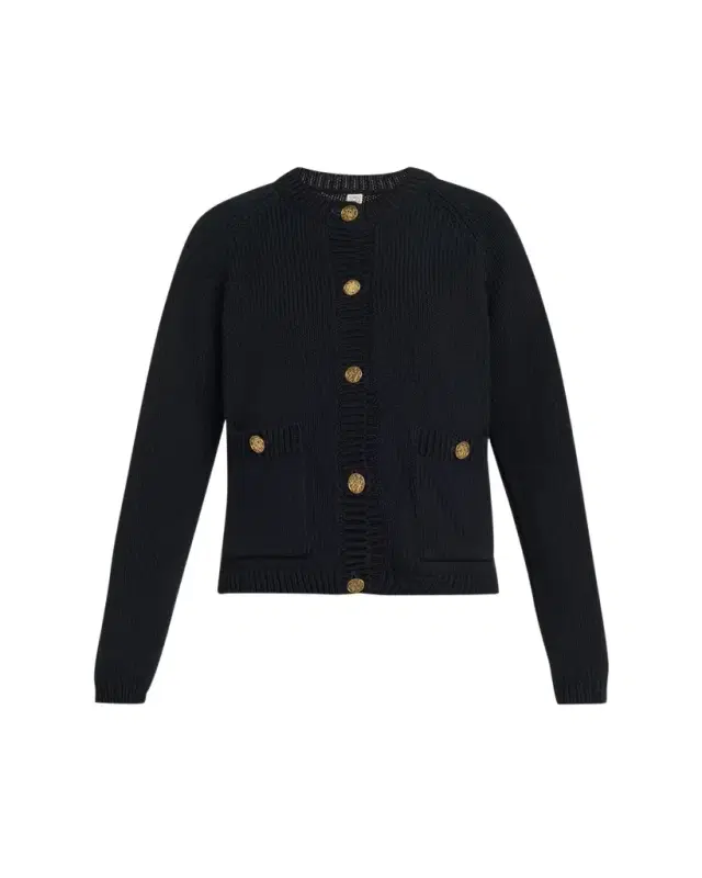 Toteme Hammered Button Knit Cardigan