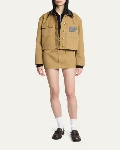 Balenciaga Cotton Canvas Mini Skirt | Thumbnail 2