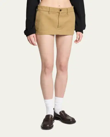 Balenciaga Cotton Canvas Mini Skirt | Thumbnail 4
