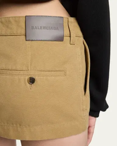 Balenciaga Cotton Canvas Mini Skirt | Thumbnail 5