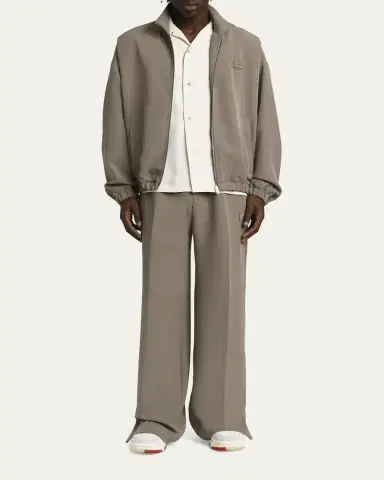 AMIRI Men's Logo Patch Wide-Leg Stretch Trousers | Thumbnail 2 AMIRI Men's Logo Patch Wide-Leg Stretch Trousers | Thumbnail 2