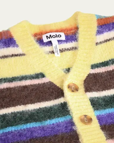Molo Girl's Brutus Alpaca-Blend Cardigan, Size 3-6 | Thumbnail 3