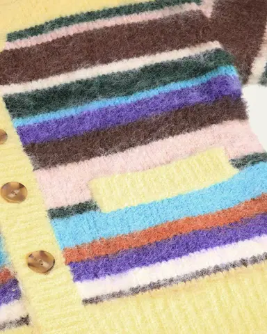 Molo Girl's Brutus Alpaca-Blend Cardigan, Size 3-6 | Thumbnail 4