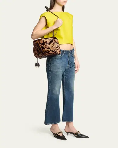 Balenciaga Rodeo Small Animal-Print Calf Hair Top-Handle Bag | Thumbnail 5 Balenciaga Rodeo Small Animal-Print Calf Hair Top-Handle Bag | Thumbnail 5