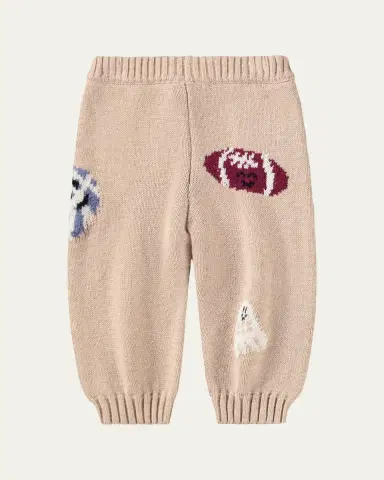 Molo Boy's Sol Cotton Wool Sweatpants, Size 3M-4 | Thumbnail 4