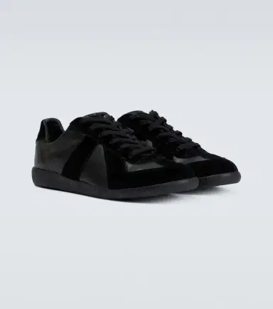 Maison Margiela Replica leather and suede sneakers | Thumbnail 2