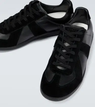 Maison Margiela Replica leather and suede sneakers | Thumbnail 4