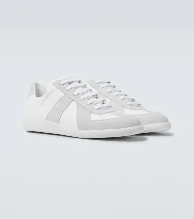 Maison Margiela Replica leather and suede sneakers | Thumbnail 2