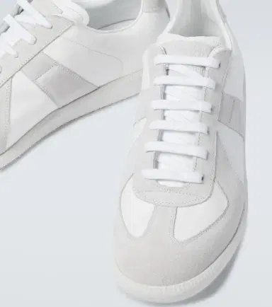 Maison Margiela Replica leather and suede sneakers | Thumbnail 3