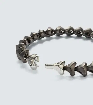 David Yurman Armory sterling silver and titanium bracelet | Thumbnail 2
