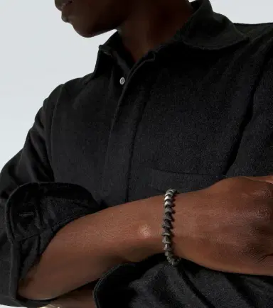David Yurman Armory sterling silver and titanium bracelet | Thumbnail 3