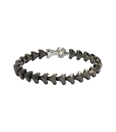 David Yurman Armory sterling silver and titanium bracelet | Thumbnail 1