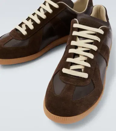 Maison Margiela Replica leather and suede sneakers | Thumbnail 5