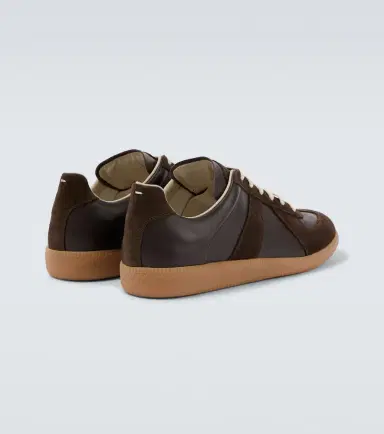 Maison Margiela Replica leather and suede sneakers | Thumbnail 6