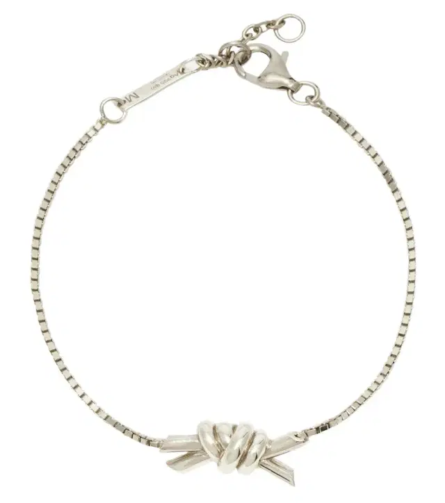 Bottega Veneta Knot sterling silver bracelet