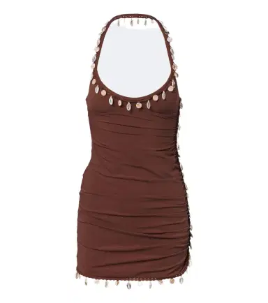 Christopher Esber Beach Quartz embellished jersey minidress | Thumbnail 1