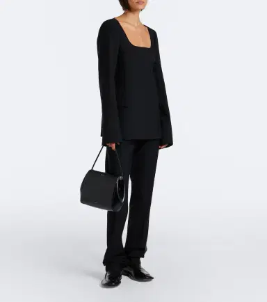Calvin Klein Collection Tina Small leather shoulder bag | Thumbnail 4