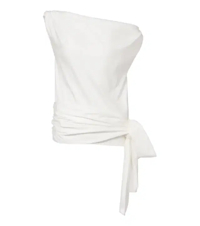 Proenza Schouler Zafira asymmetric cotton jersey top