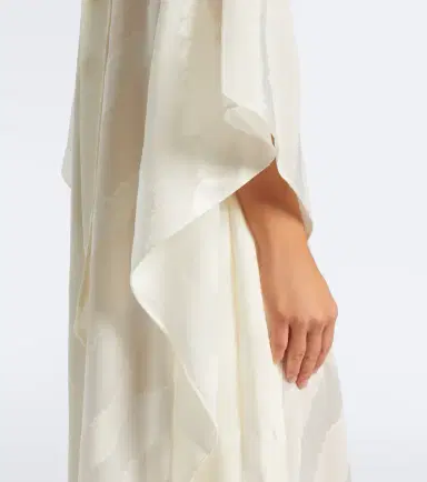 Taller Marmo Streep scarf-detail fil coupé kaftan | Thumbnail 3