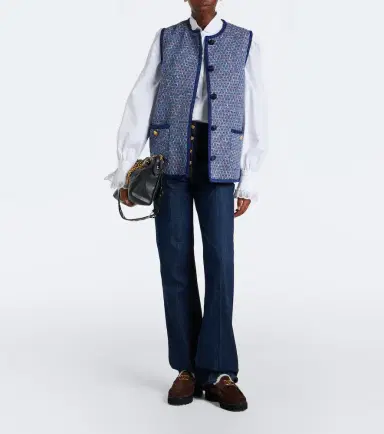 Valentino Garavani VLogo shearling-trimmed suede platform loafers | Thumbnail 5 Valentino Garavani VLogo shearling-trimmed suede platform loafers | Thumbnail 5
