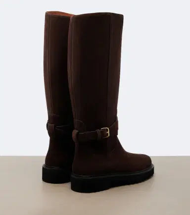 Valentino Garavani VLogo suede knee-high boots | Thumbnail 2 Valentino Garavani VLogo suede knee-high boots | Thumbnail 2