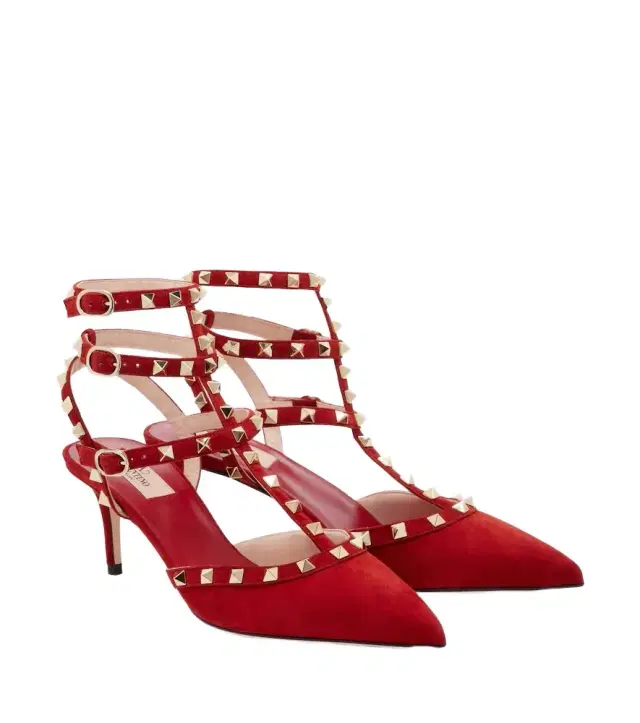 Valentino Garavani Rockstud suede pumps
