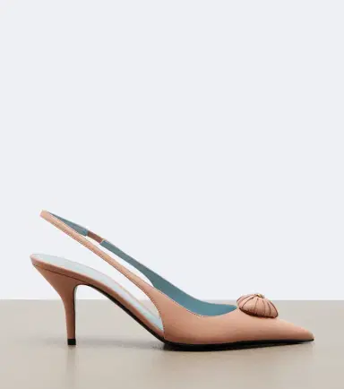 Valentino Garavani Caur Royal leather slingback pumps | Thumbnail 3